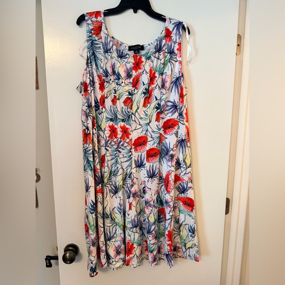 Perception ladies 2-piece floral dress and jacket, women’s 18W - Picture 7 of 8